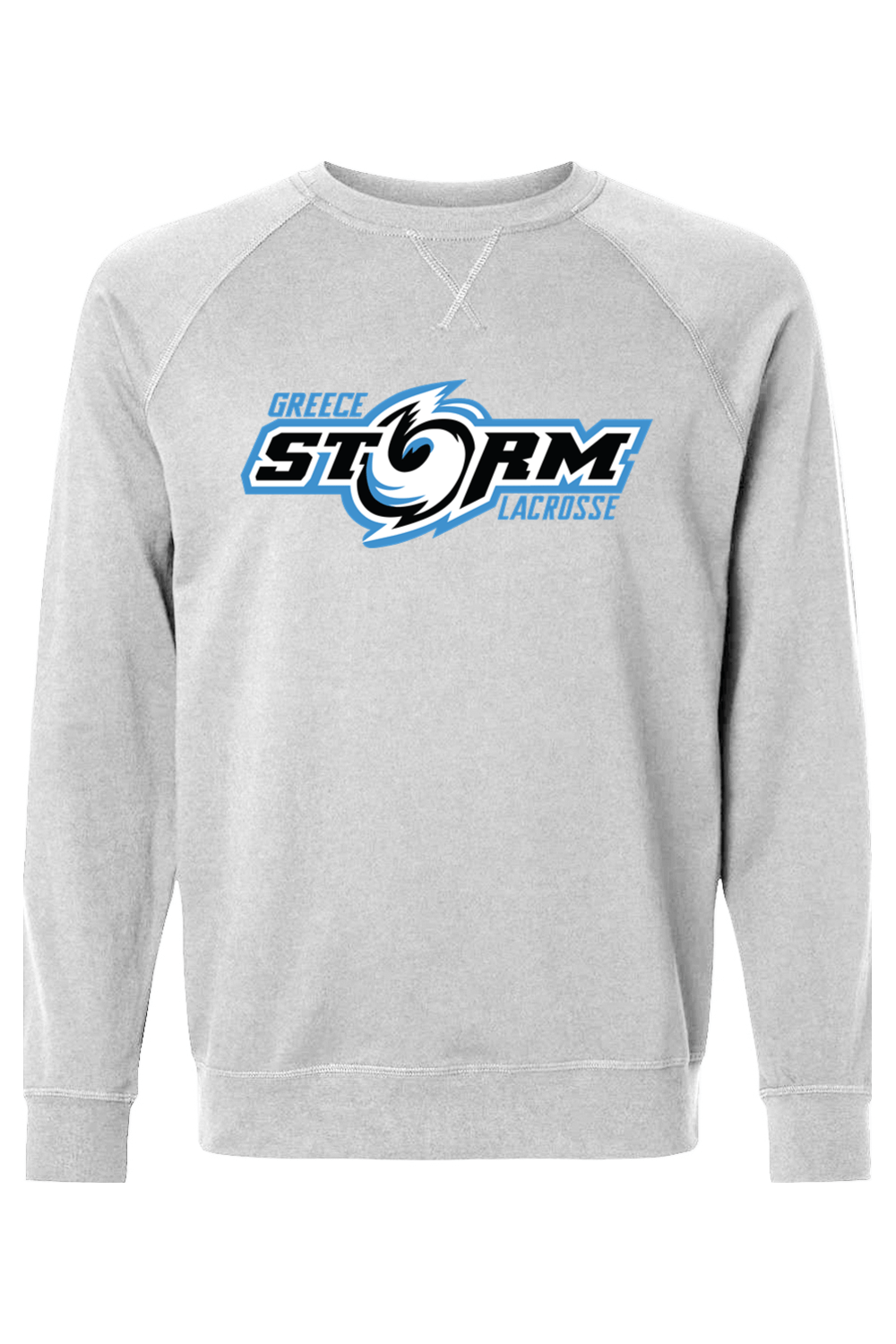 Greece Storm LC Adult Heavyweight Raglan Long Sleeve Signature Lacrosse