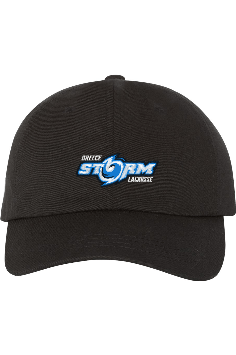 Greece Storm LC Embroidered Dad Hat Signature Lacrosse