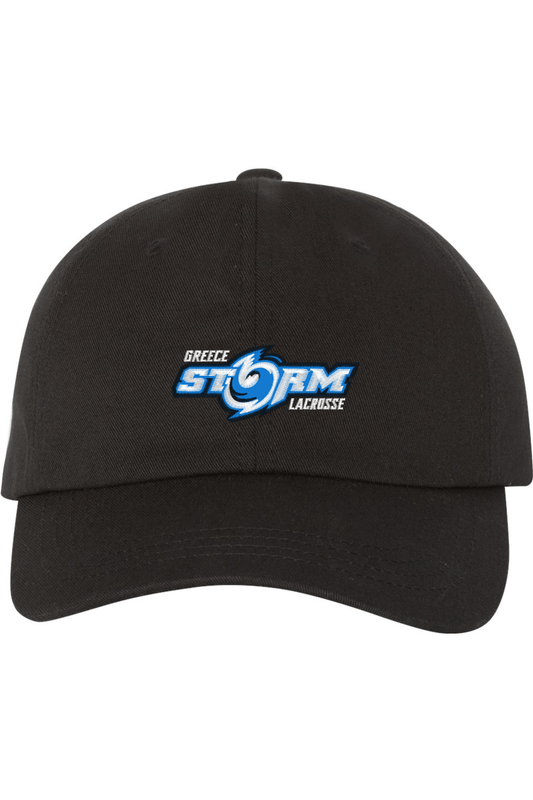 Greece Storm LC Embroidered Dad Hat Signature Lacrosse