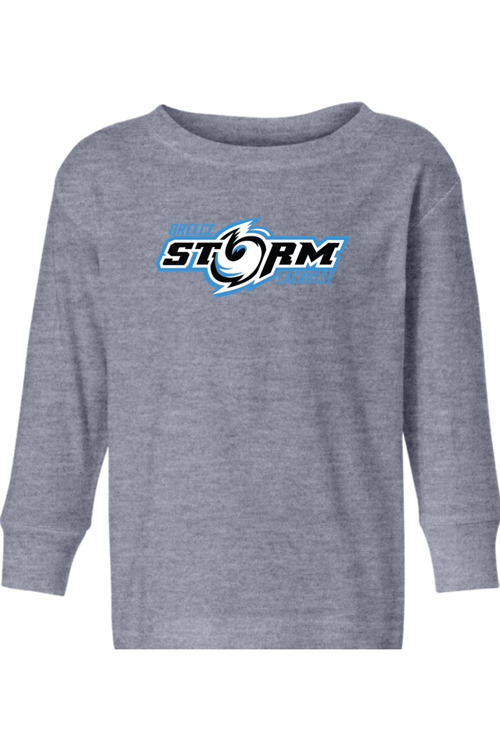 Greece Storm LC Toddler Long Sleeve T-Shirt Signature Lacrosse