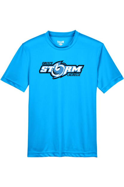 Greece Storm LC Youth Athletic T-Shirt Signature Lacrosse