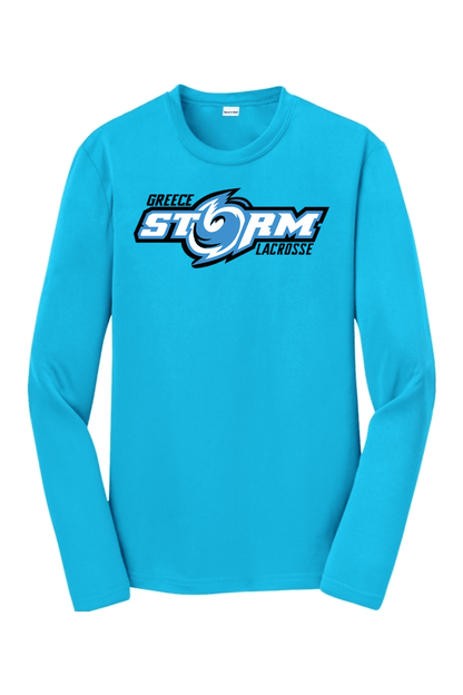 Greece Storm LC Youth Long Sleeve T-Shirt Signature Lacrosse