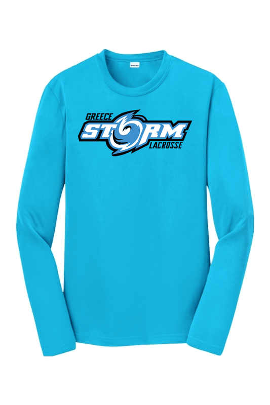 Greece Storm LC Youth Long Sleeve T-Shirt Signature Lacrosse