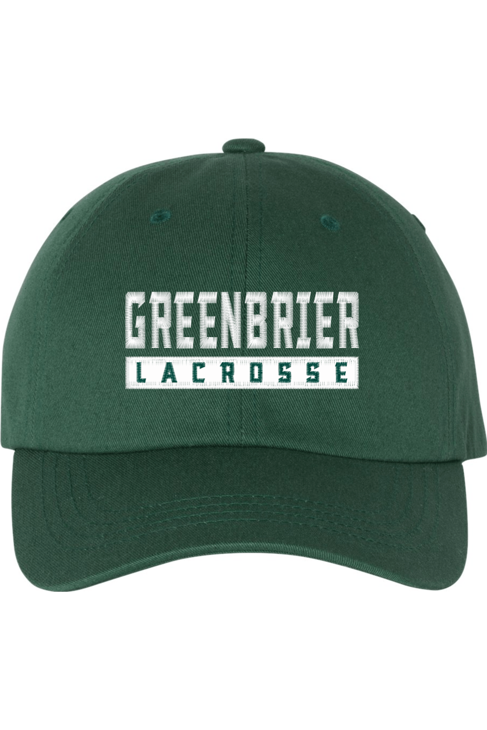 Greenbier Lacrosse Embroidered Dad Hat Signature Lacrosse
