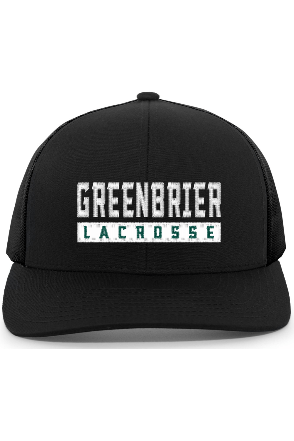 Greenbier Lacrosse Embroidered Trucker Hat Signature Lacrosse