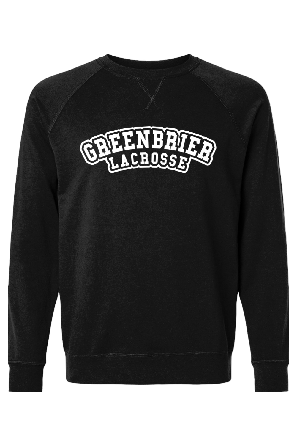 Greenbirer Lacrosse Adult Heavyweight Raglan Long Sleeve Signature Lacrosse
