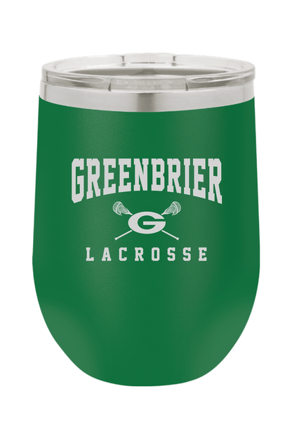 Greenbrier Lacrosse Insulated Wine Tumbler Signature Lacrosse