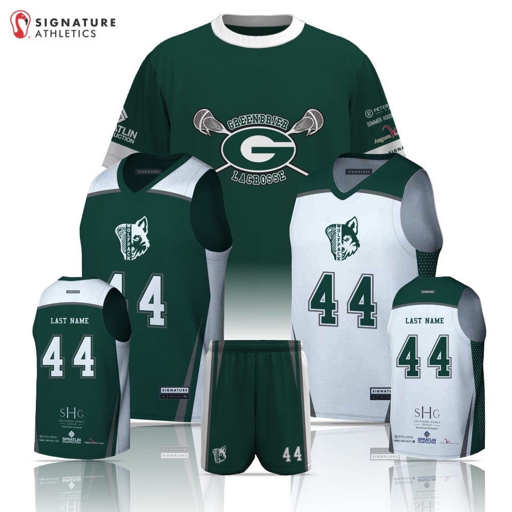 Greenbrier Lacrosse Men's 3 Piece Player Package: 3-4 Signature Lacrosse