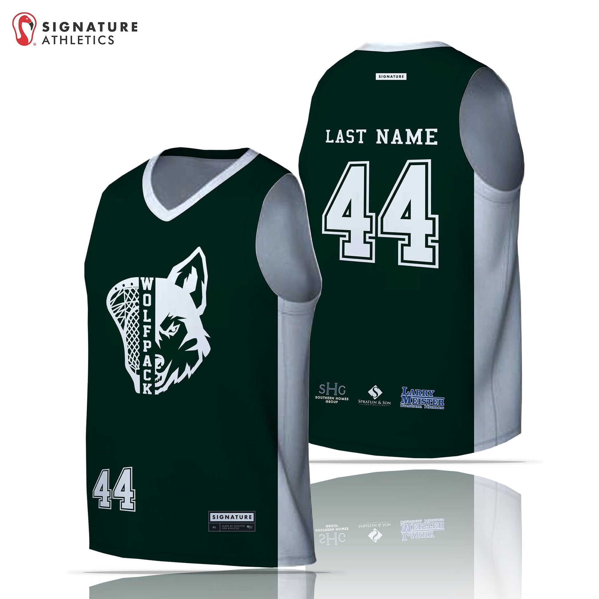 Greenbrier Lacrosse Men's Player Reversible Game Pinnie: 3rd Grade/4th Grade Signature Lacrosse