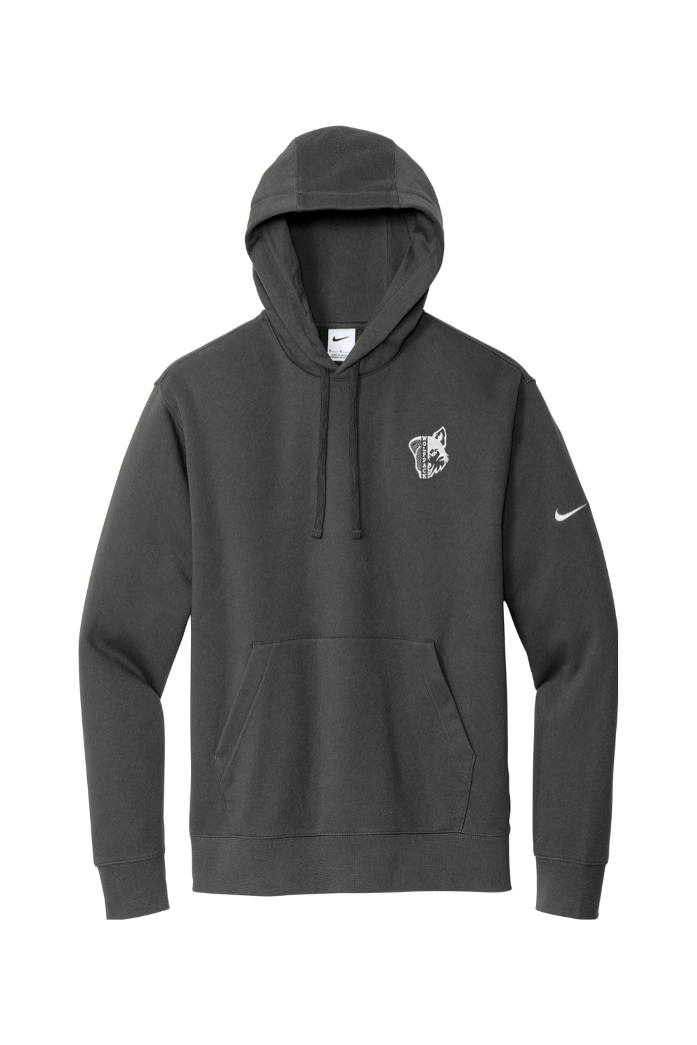 Greenbrier Lacrosse Nike Club Fleece Sleeve Swoosh Pullover Hoodie Signature Lacrosse