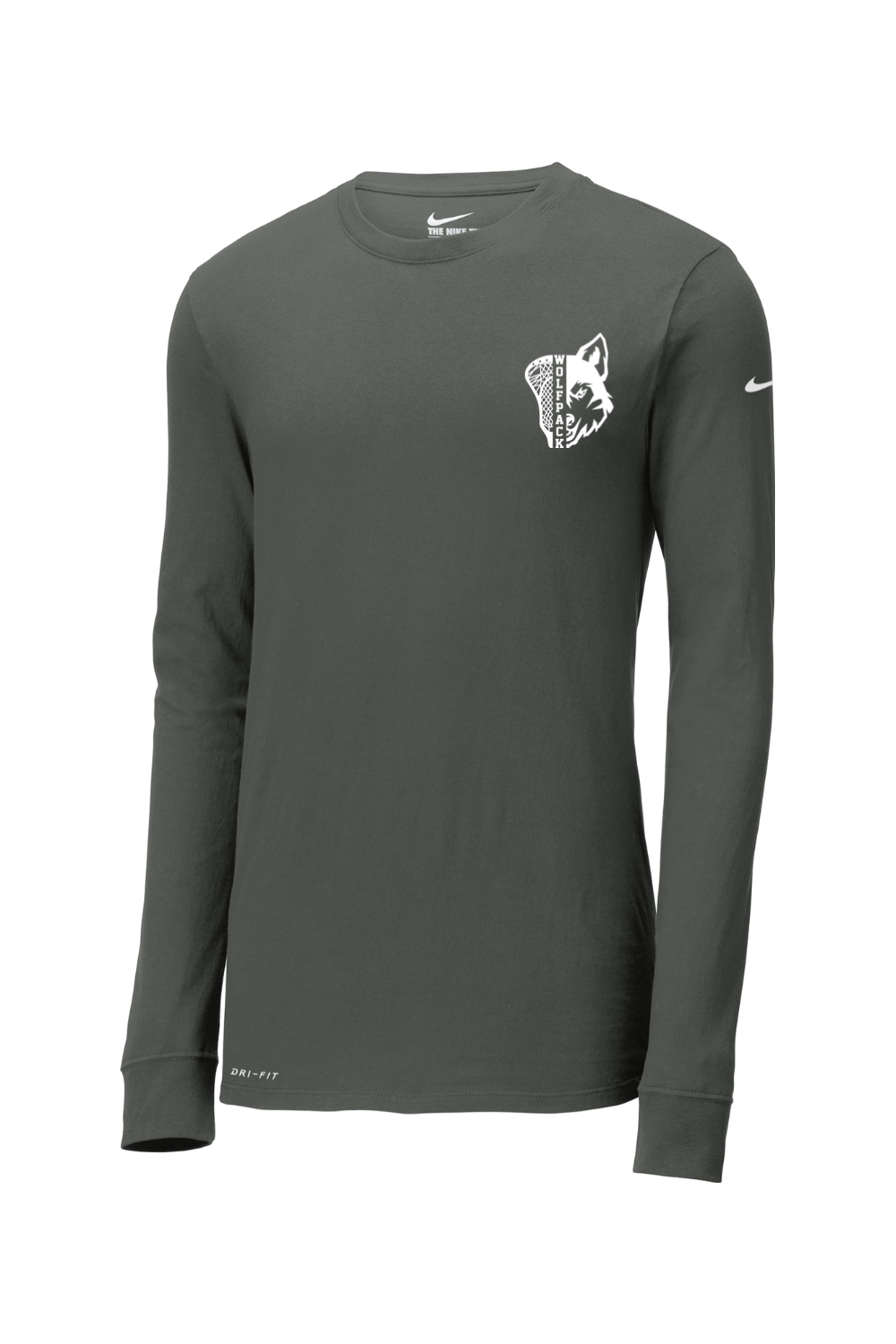 Greenbrier Lacrosse Nike Dri-FIT Cotton/Poly Long Sleeve Tee Signature Lacrosse