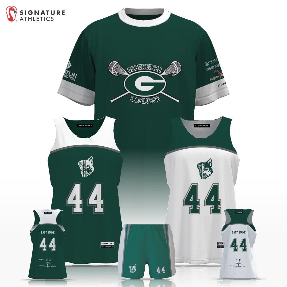 Greenbrier Lacrosse Women's 3 Piece Player Game Package Signature Lacrosse