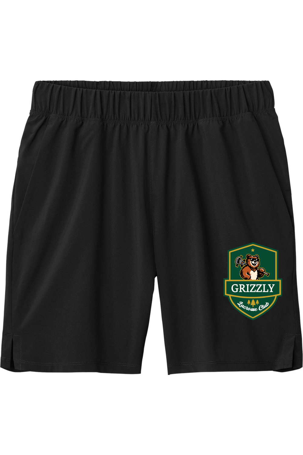 Grizzly Lacrosse Adult Athletic Men's Shorts Signature Lacrosse