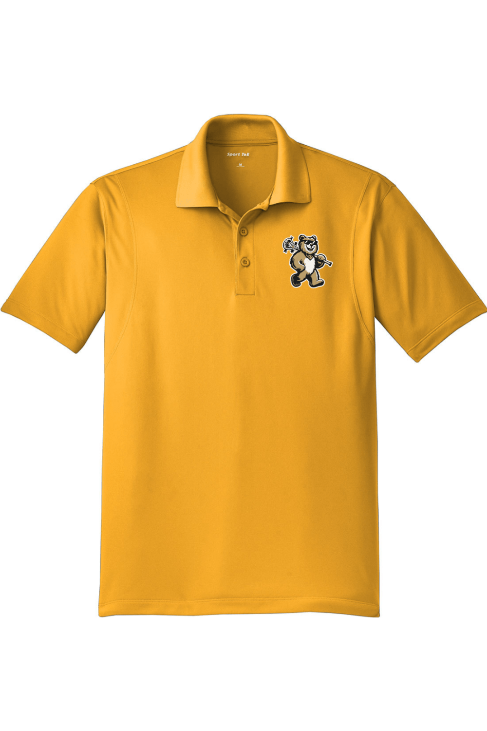 Grizzly Lacrosse Adult Embroidered Athletic Polo Signature Lacrosse