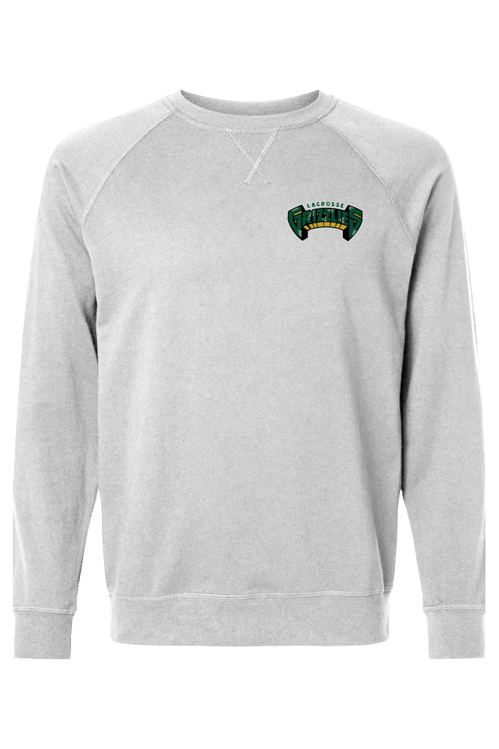 Grizzly Lacrosse Adult Heavyweight Raglan Long Sleeve Signature Lacrosse