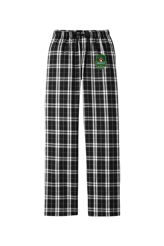 Grizzly Lacrosse Adult Women's Flannel Plaid Pants Signature Lacrosse