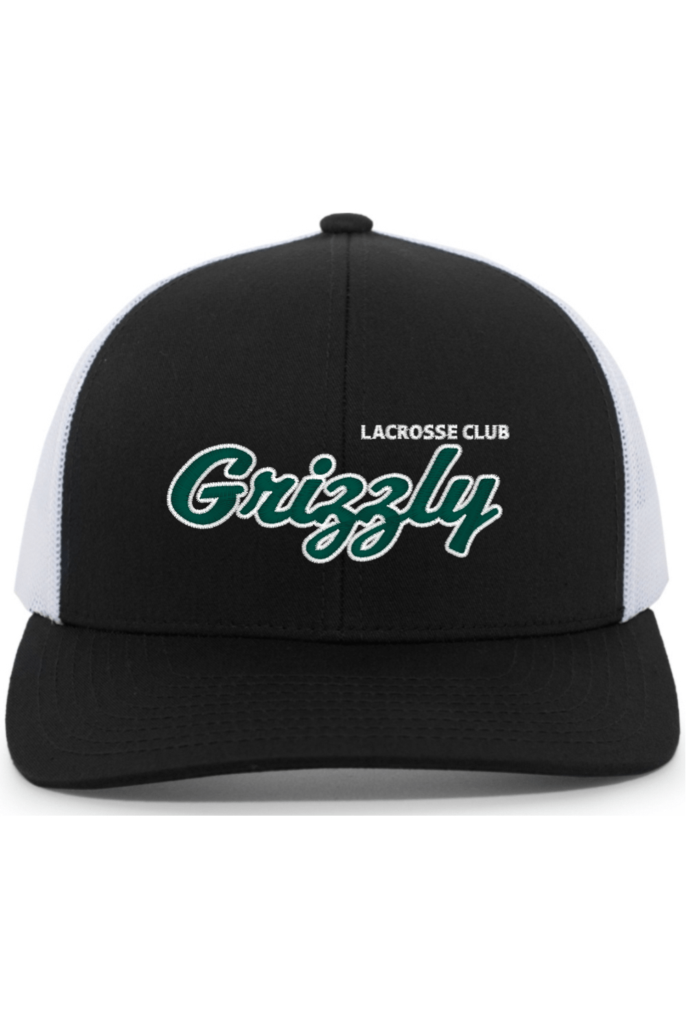 Grizzly Lacrosse Embroidered Trucker Hat Signature Lacrosse