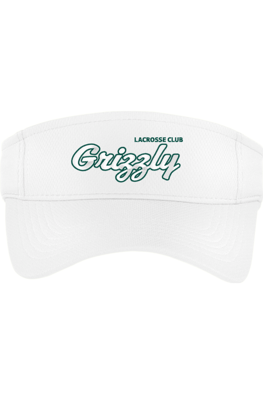Grizzly Lacrosse Embroidered Visor Signature Lacrosse