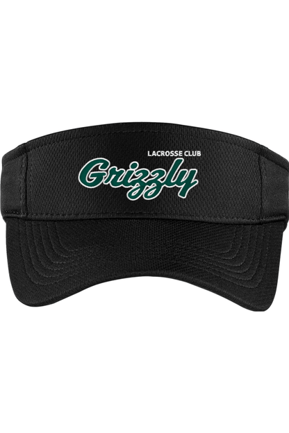Grizzly Lacrosse Embroidered Visor Signature Lacrosse