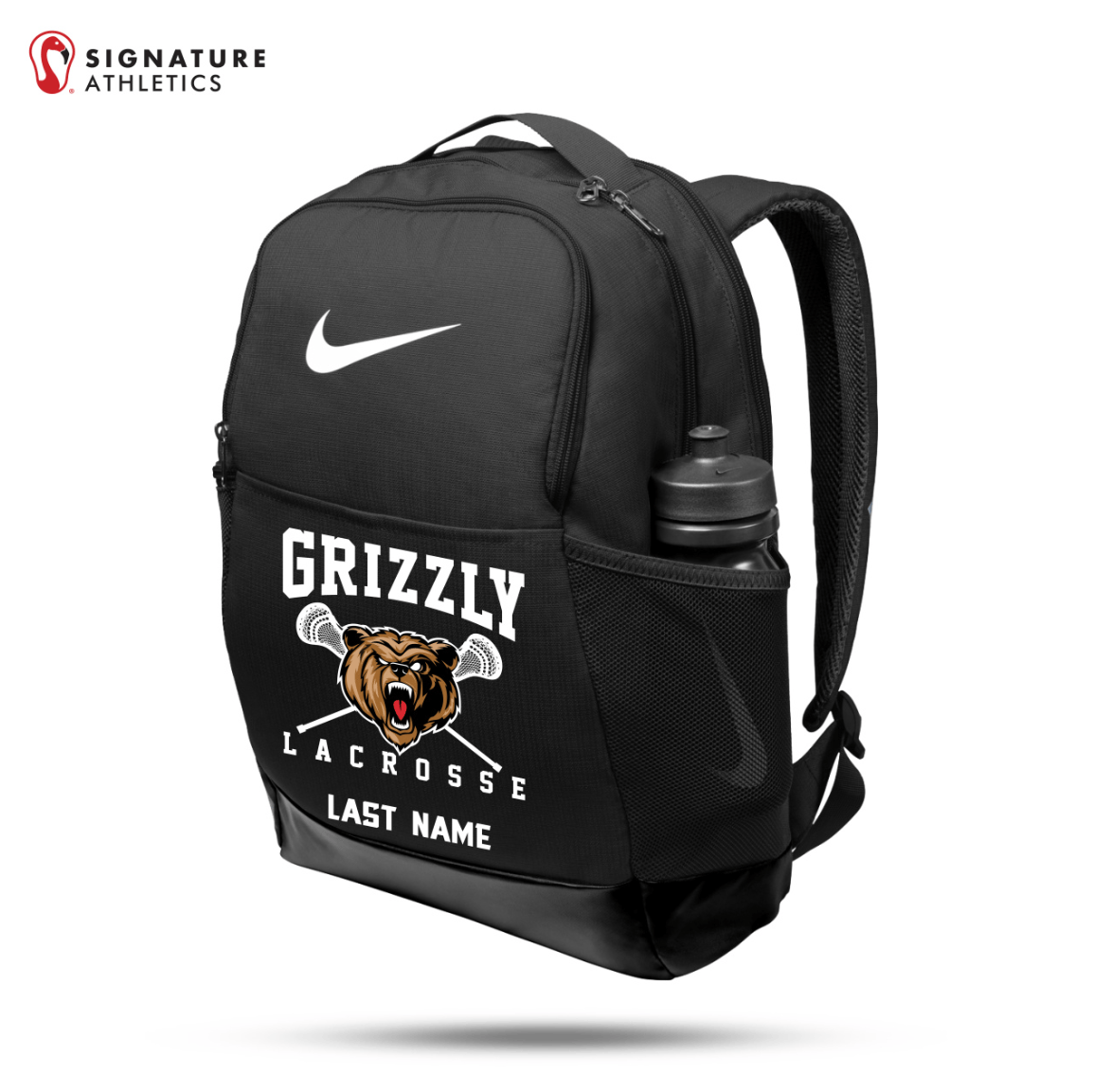 Grizzly Lacrosse Men's Nike Brasilia Medium Backpack Signature Lacrosse