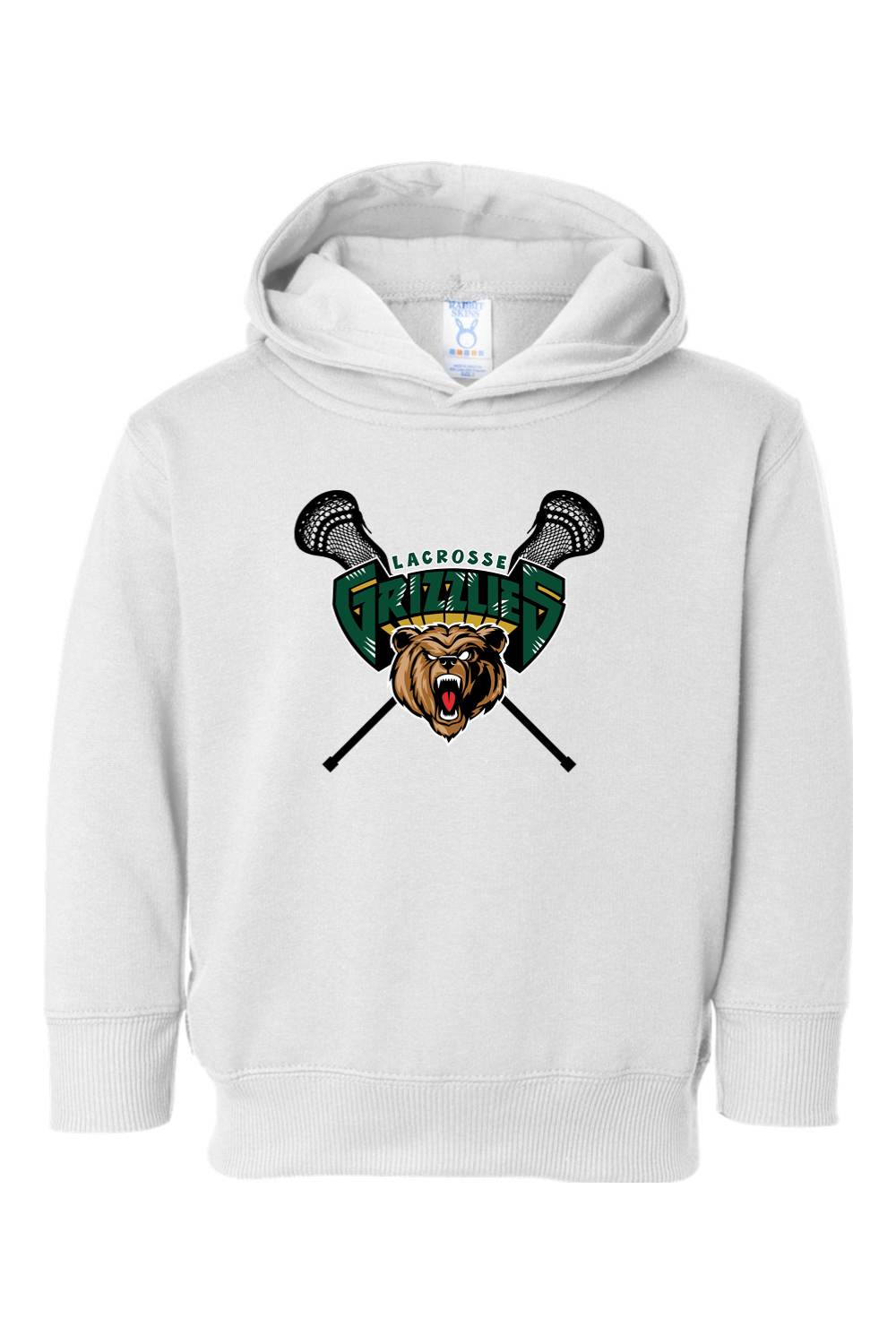 Grizzly Lacrosse Toddler Fleece Hoodie Signature Lacrosse