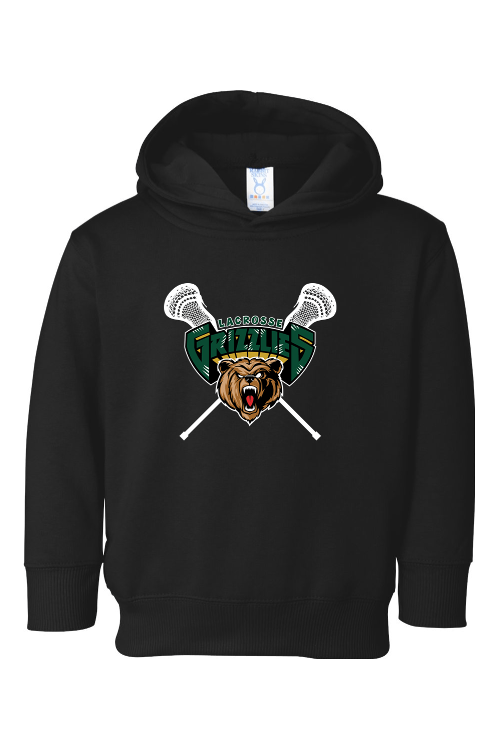 Grizzly Lacrosse Toddler Fleece Hoodie Signature Lacrosse