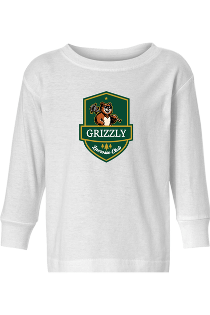 Grizzly Lacrosse Toddler Long Sleeve T-Shirt Signature Lacrosse