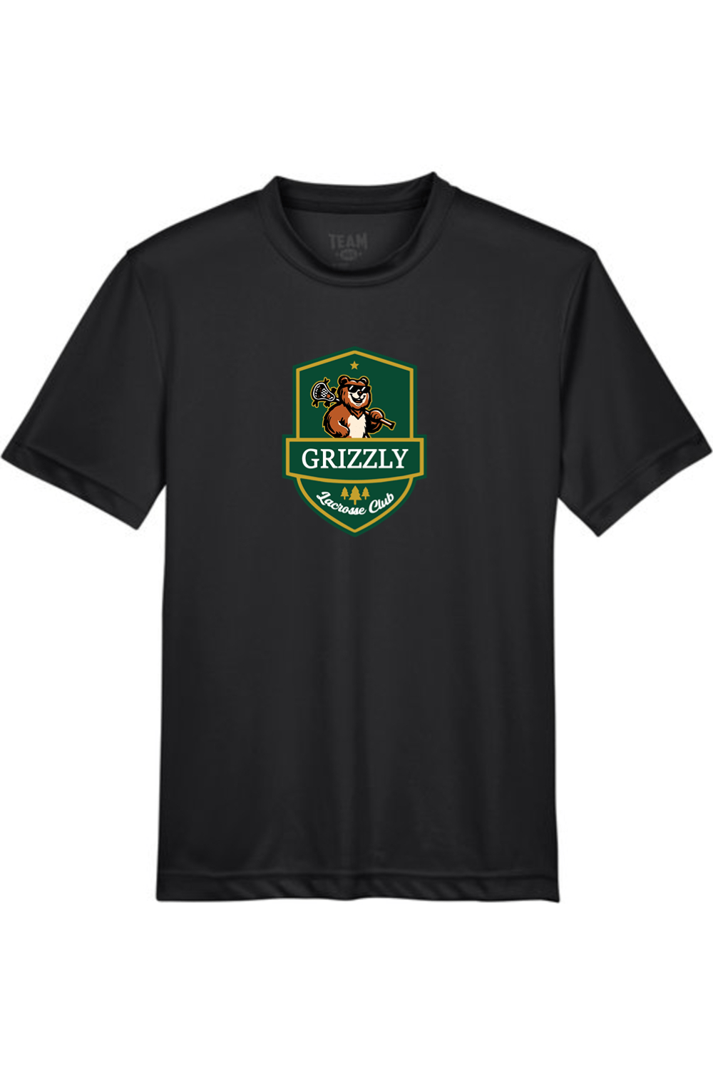Grizzly Lacrosse Youth Athletic T-Shirt Signature Lacrosse