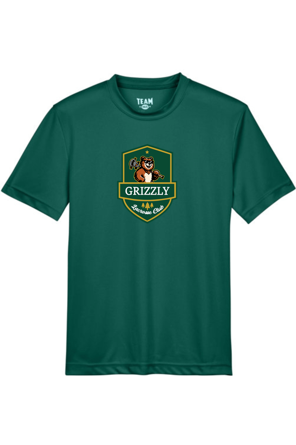 Grizzly Lacrosse Youth Athletic T-Shirt Signature Lacrosse