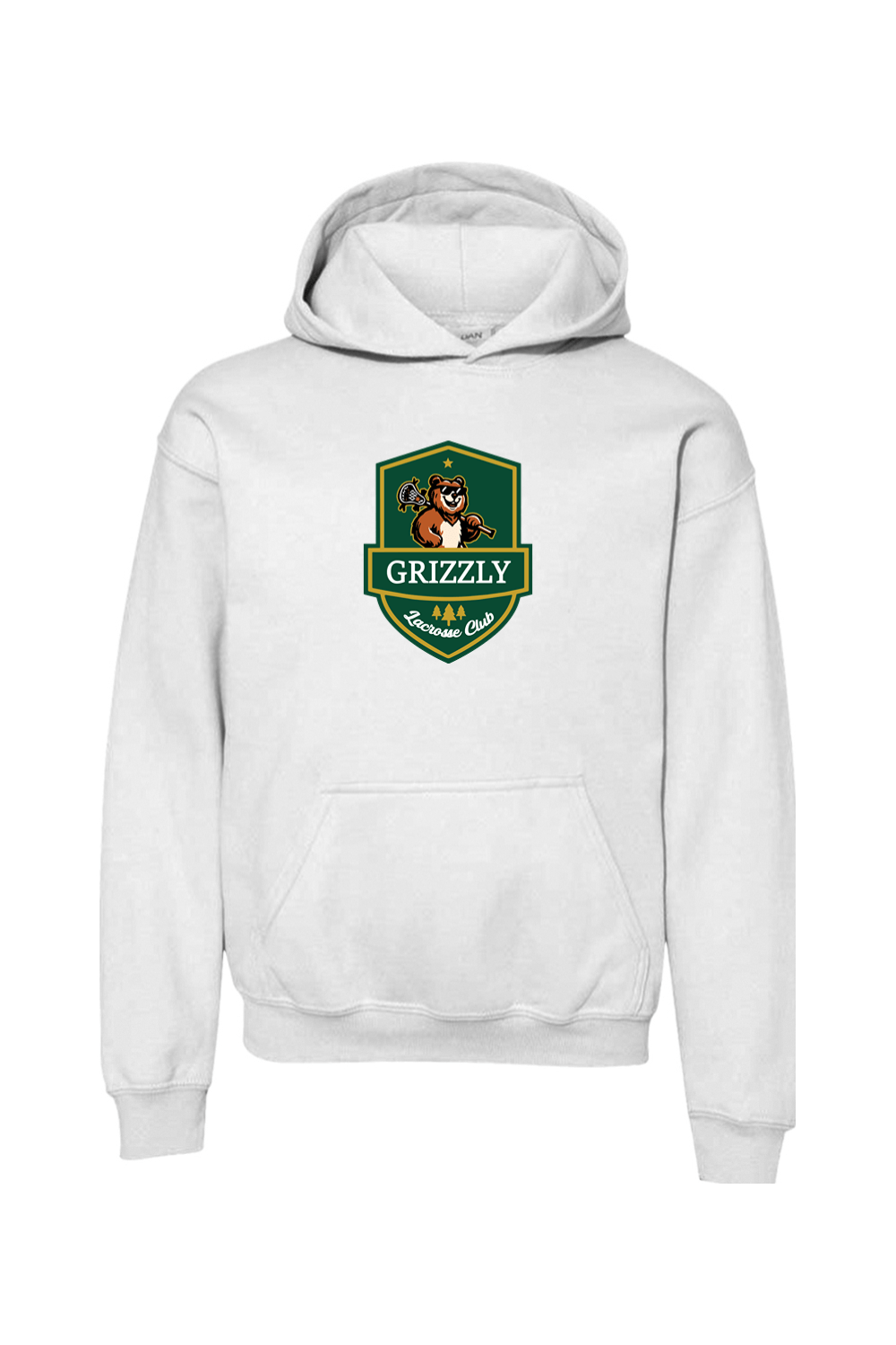 Grizzly Lacrosse Youth Hoodie Signature Lacrosse