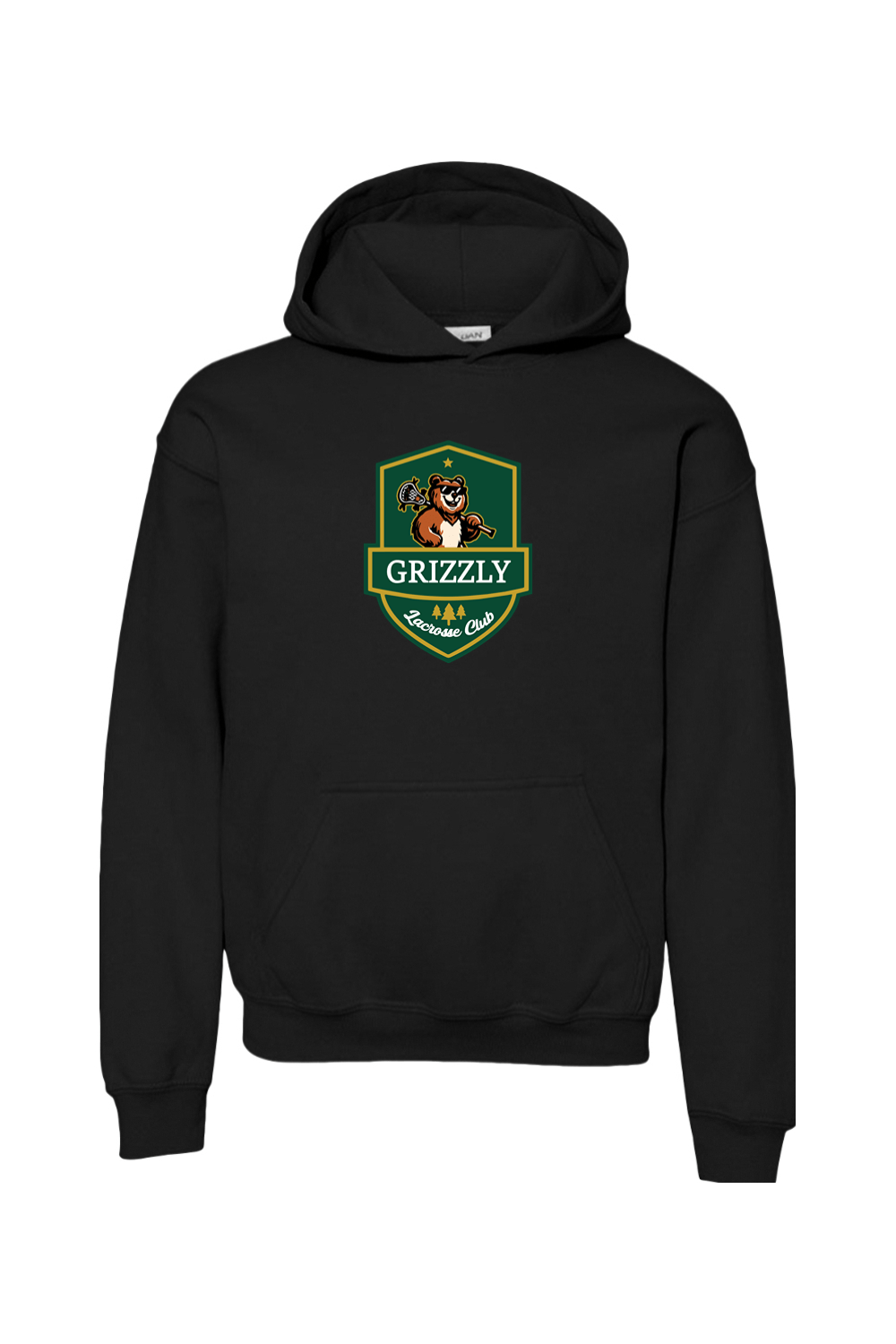 Grizzly Lacrosse Youth Hoodie Signature Lacrosse