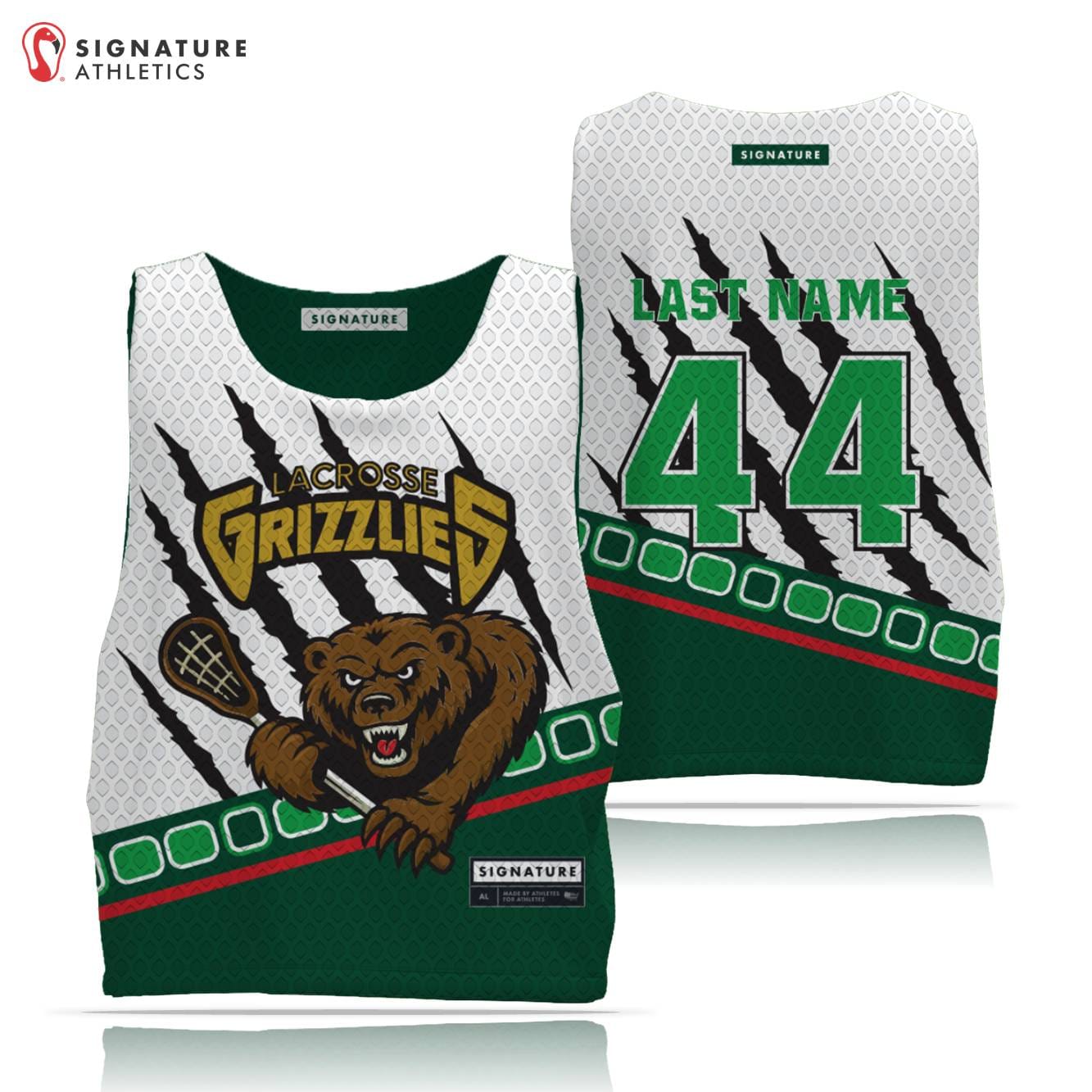 Grizzly LC Men's 6 Piece Player Package Signature Lacrosse
