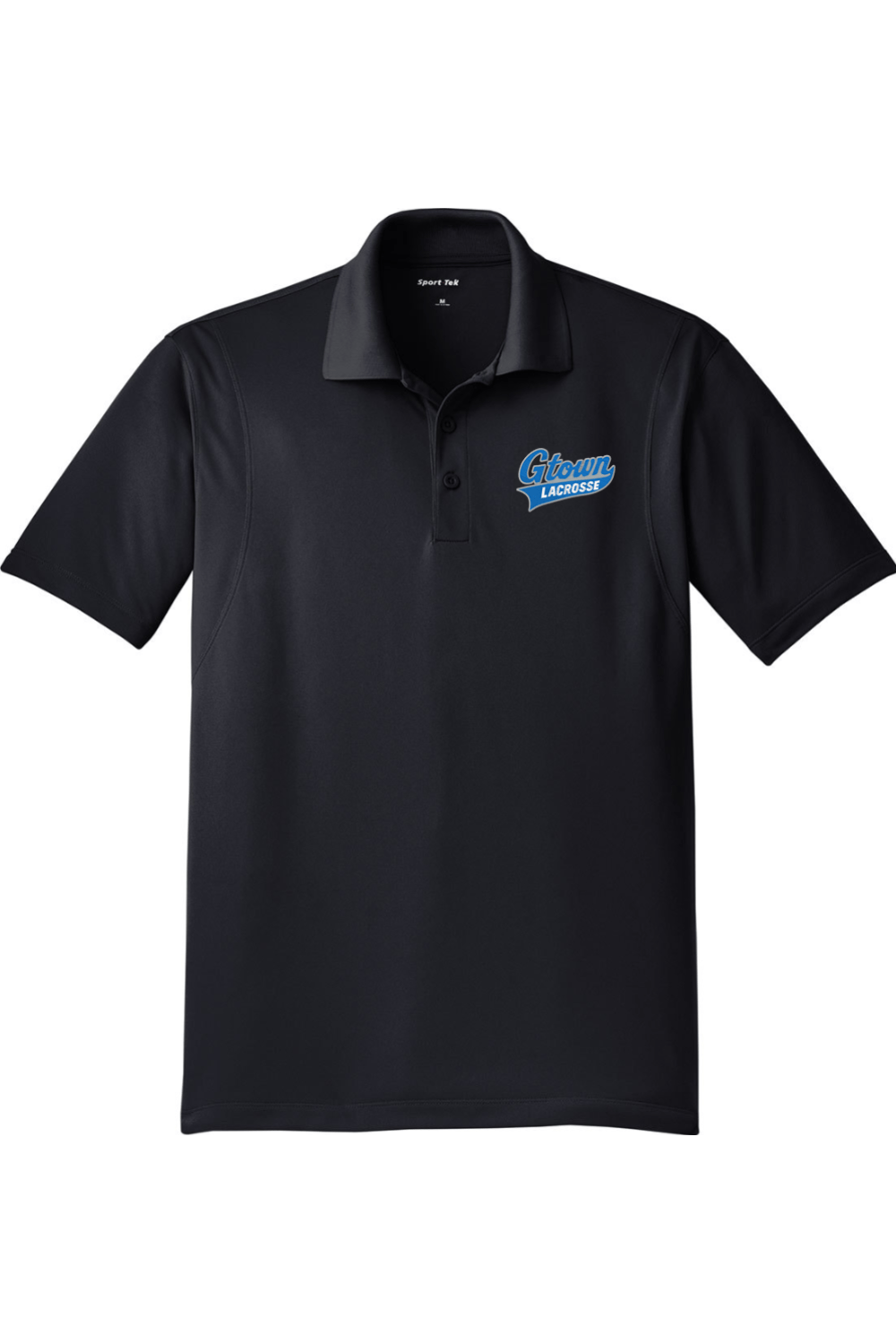 Gtown Lacrosse Adult Embroidered Athletic Polo Signature Lacrosse