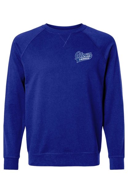 Gtown Lacrosse Adult Heavyweight Raglan Long Sleeve Signature Lacrosse