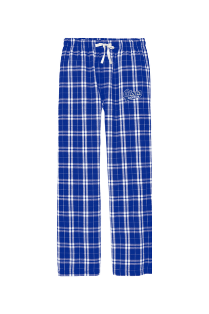 Gtown Lacrosse Adult Men's Flannel Plaid Pants Signature Lacrosse