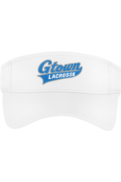 Gtown Lacrosse Embroidered Visor Signature Lacrosse