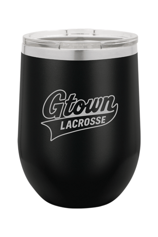 Gtown Lacrosse Insulated Wine Tumbler Signature Lacrosse