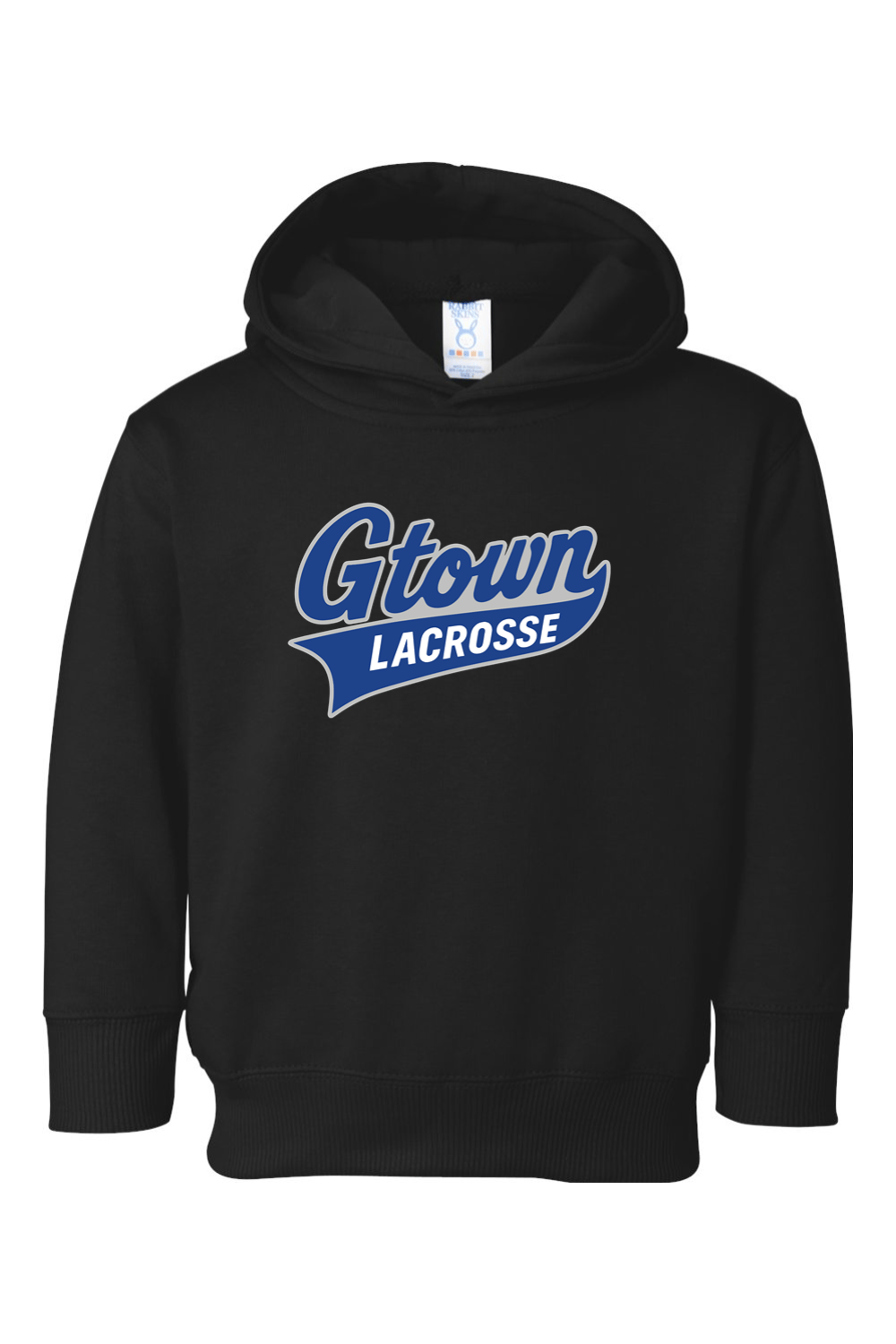 Gtown Lacrosse Toddler Fleece Hoodie Signature Lacrosse