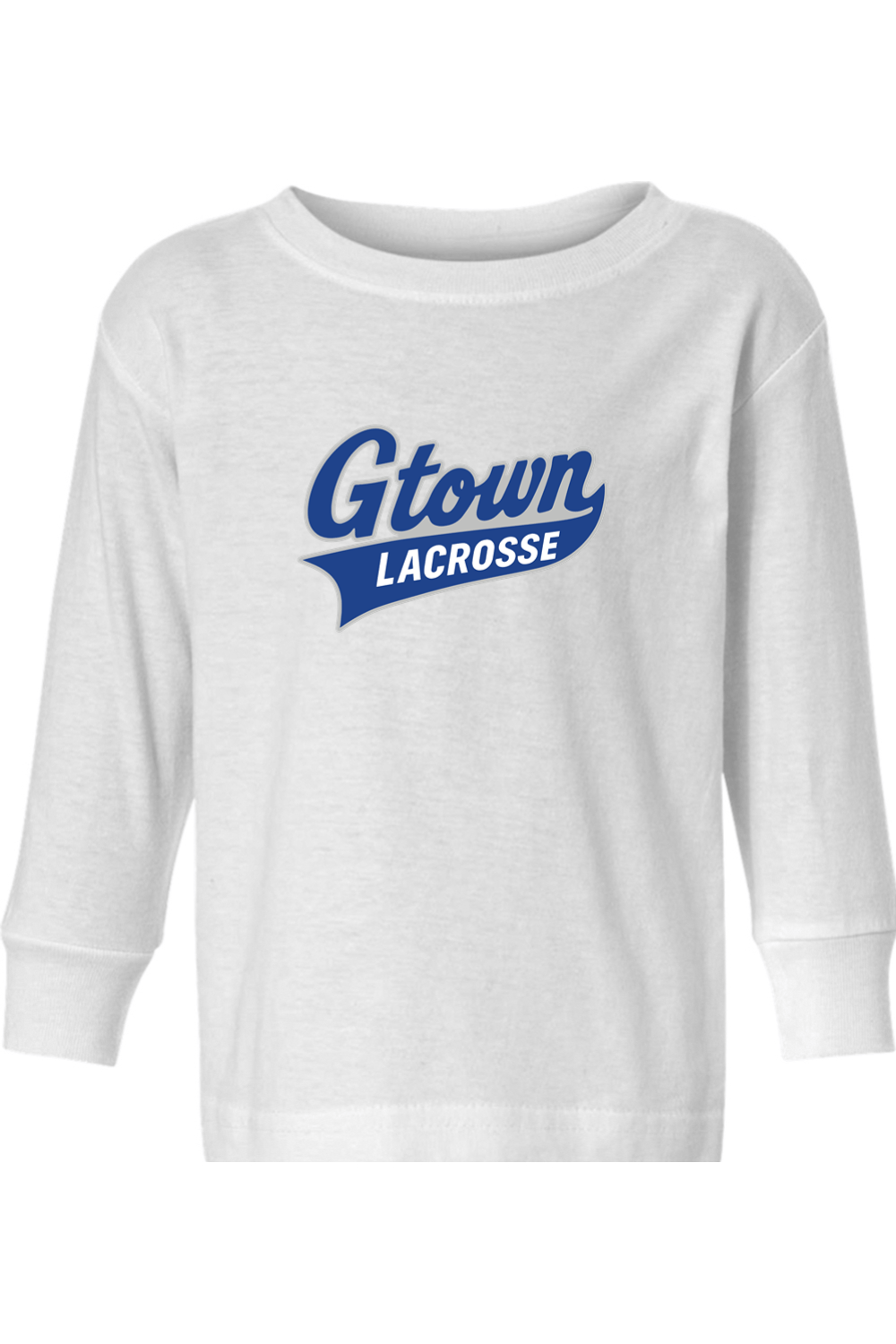 Gtown Lacrosse Toddler Long Sleeve T-Shirt Signature Lacrosse