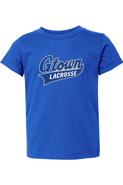 Gtown Lacrosse Toddler T-Shirt Signature Lacrosse