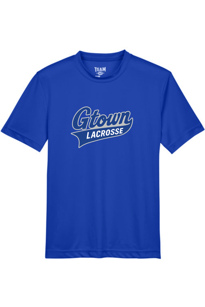 Gtown Lacrosse Youth Athletic T-Shirt Signature Lacrosse