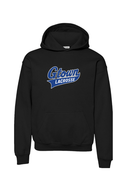 Gtown Lacrosse Youth Hoodie Signature Lacrosse