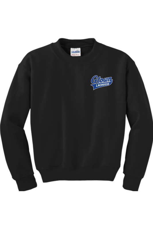 Gtown Lacrosse Youth Sweatshirt Signature Lacrosse