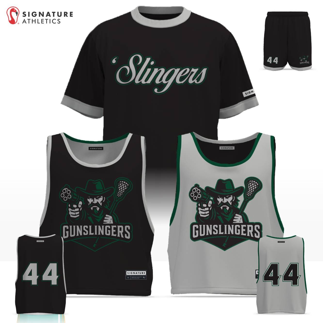 Gunslingers Men's 3 Piece Player Package: Gunslingers Signature Lacrosse
