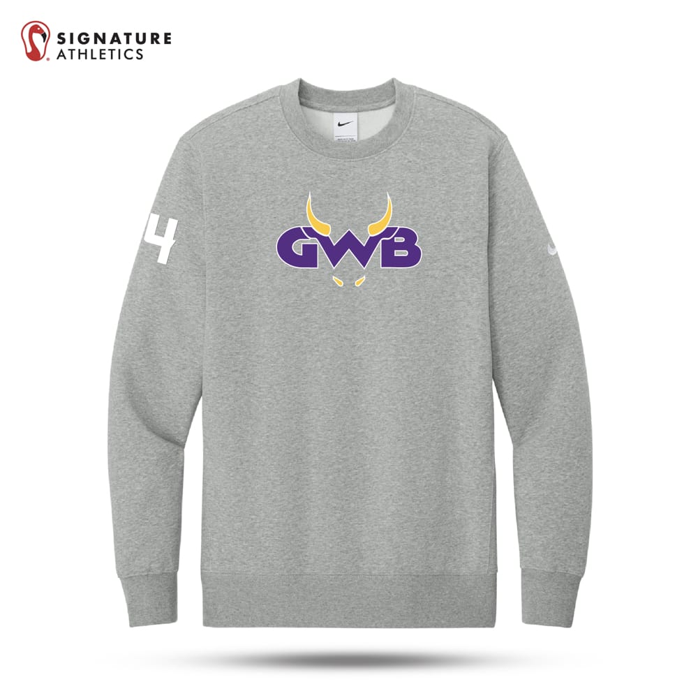 GWB Nike Club Fleece Pullover Hoodie Signature Lacrosse