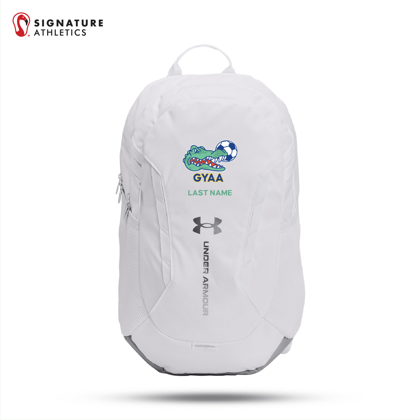 GYAA Men's Under Armour Hustle 6.0 Backpack: GYAA Signature Lacrosse