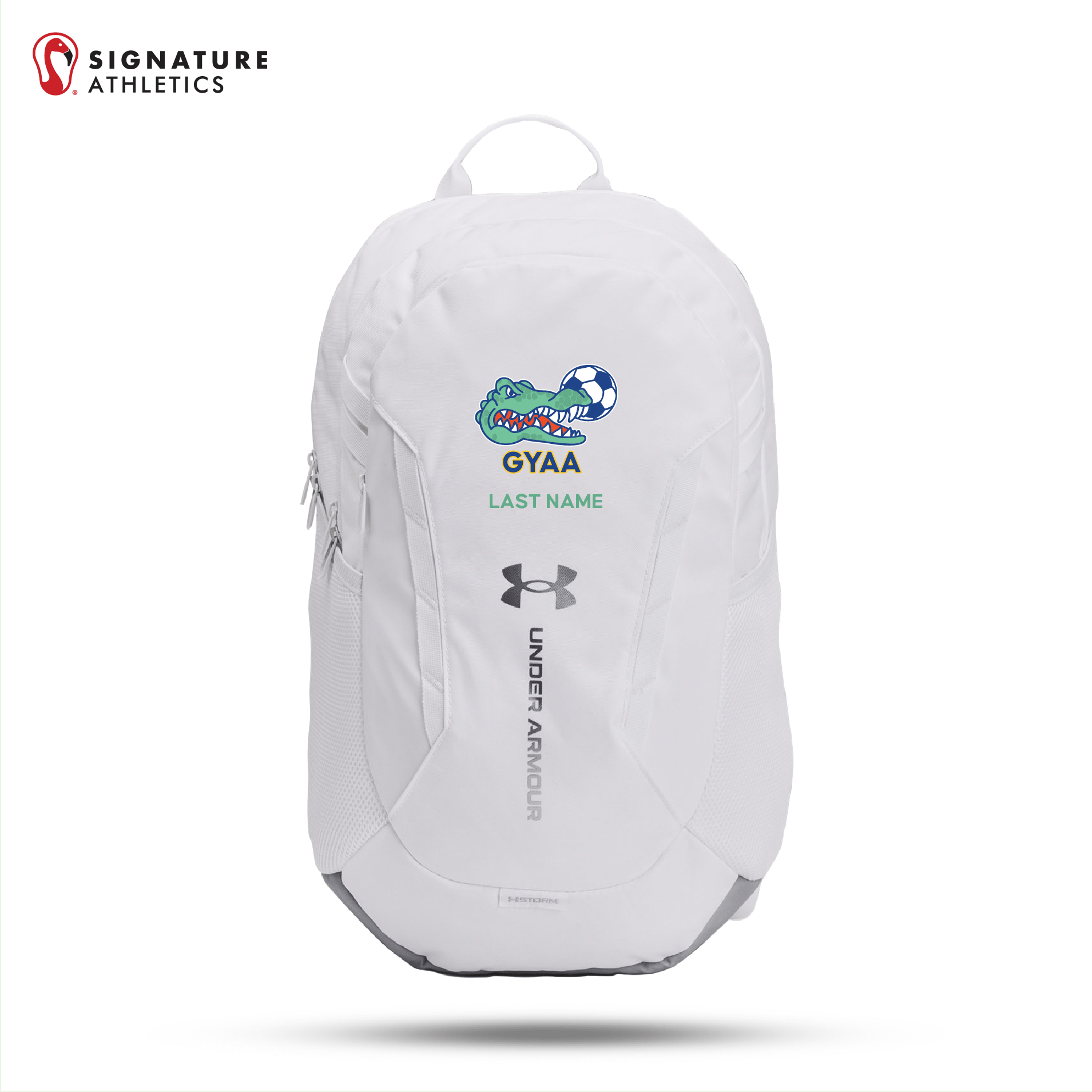 GYAA Men's Under Armour Hustle 6.0 Backpack: GYAA Signature Lacrosse