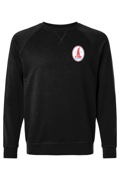 H-Town Lacrosse Adult Heavyweight Raglan Long Sleeve Signature Lacrosse