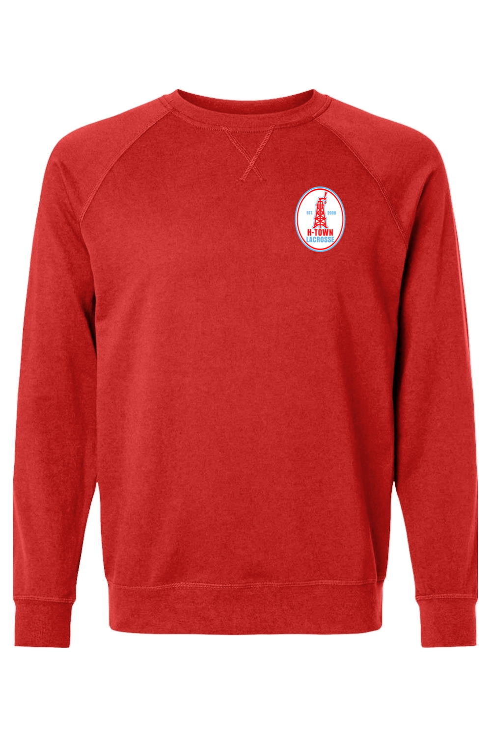 H-Town Lacrosse Adult Heavyweight Raglan Long Sleeve Signature Lacrosse