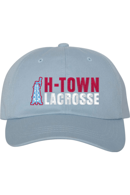 H-Town Lacrosse Embroidered Dad Hat Signature Lacrosse